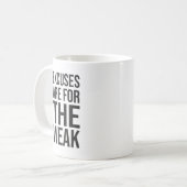 Mug Les Excuses Sont Pour Faible - Motivation De Succè (Devant gauche)
