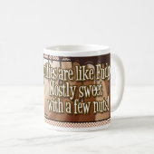 Mug Les familles sont comme le fondant (Devant droit)