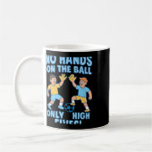 Mug Les fans de soccer donnent des high-fives Graphism (Gauche)