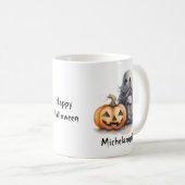 Mug Les fantômes d'Halloween et Jack-o-Lantern personn (Devant droit)