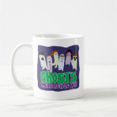 Mug Les fantômes étaient des gens illustrés Halloween (Gauche)