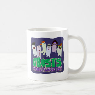 Mug Les fantômes étaient des gens illustrés Halloween