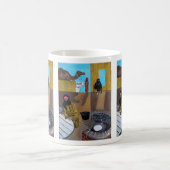 Mug Les femmes bédouines Peinture d'Alfred Fox (Centre)