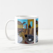 Mug Les femmes bédouines Peinture d'Alfred Fox (Gauche)