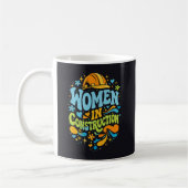 Mug Les femmes dans la construction Rétro Empowerment (Gauche)