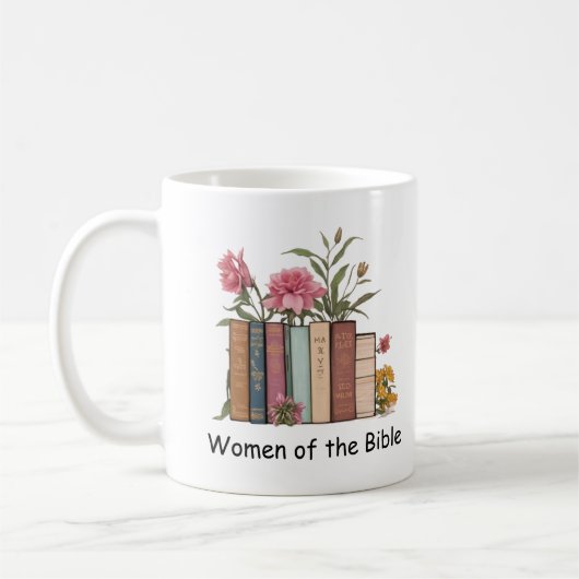 Mug Les Femmes Du Livre Floral De La Bible (Gauche)
