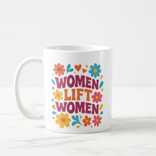 MUG LES FEMMES ÉLÈVENT LES FEMMES (Gauche)