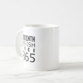 Mug Les femmes gèlent Juneteeth depuis 1865 Histoire d (Devant gauche)