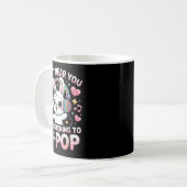 Mug Les femmes lapin drôle ne peuvent pas vous entendr (Devant gauche)