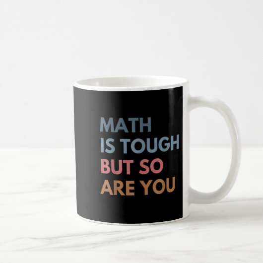 Mug Les femmes maths c'est dur mais vous aussi prof de (Droite)