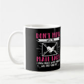 Mug Les Femmes Postal Ne Mess Pas Avec La Mail Lady (Gauche)