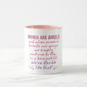 Mug Les femmes sont des anges (Centre)