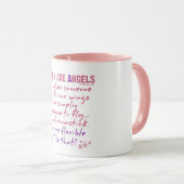 Mug Les femmes sont des anges (Devant droit)