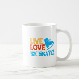 Mug Les Femmes Vivent Glide Patinage De Glace Motivati