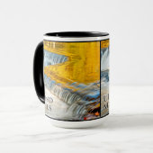 Mug Les feuilles d'automne à Bond Falls Michigan (Devant gauche)