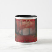 Mug Les feuilles écarlates tombent… (Centre)