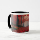 Mug Les feuilles écarlates tombent… (Devant gauche)