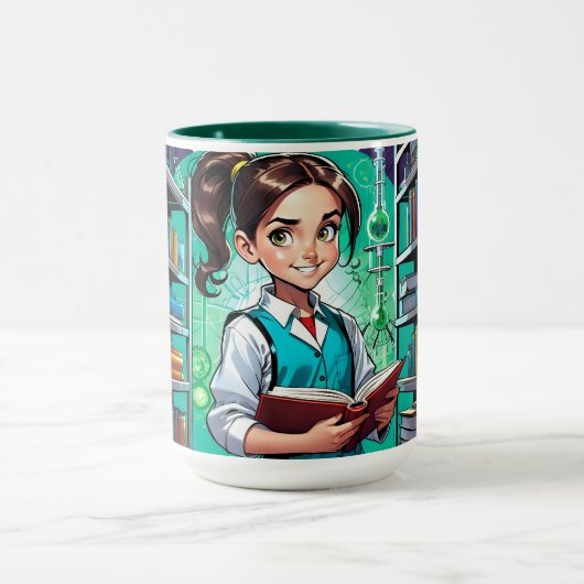 Mug Les filles adorent la science ! (Centre)