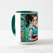 Mug Les filles adorent la science ! (Devant gauche)
