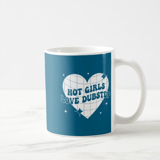 Mug Les filles chaudes aiment la citation de musique d (Droite)