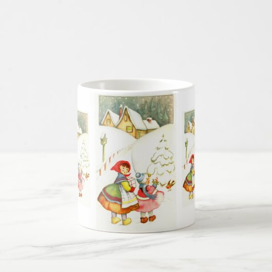 Mug Les filles dans la neige (Centre)