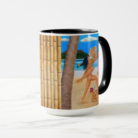 MUG LES FILLES DE SURFER ATTEINTES (Devant droit)