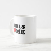 Mug Les Filles M'aiment (Devant gauche)