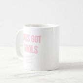 Mug Les filles ont des objectifs (Devant gauche)