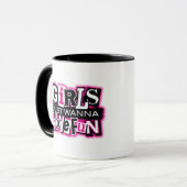 Mug Les filles ont l'amusement (Devant gauche)