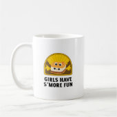 Mug Les filles ont plus de plaisir Retro coucher de so (Gauche)