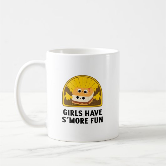 Mug Les filles ont plus de plaisir Retro coucher de so (Gauche)