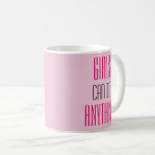 Mug Les filles peuvent faire n'importe quoi Pouvoir de (Devant droit)