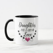 Mug Les filles sont un cadeau des mots d'amour (Gauche)