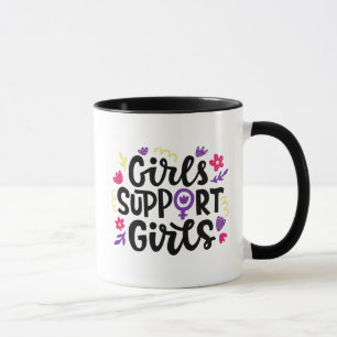 Mug Les filles soutiennent les filles