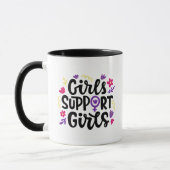 Mug Les filles soutiennent les filles (Gauche)