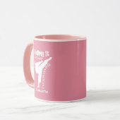 Mug Les filles Taekwondo Martial Arts (Devant gauche)