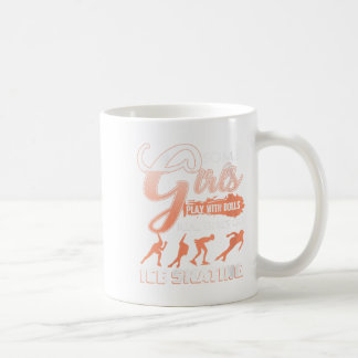 Mug Les Filles Véritables Courent Dur Sur La Patinoire