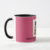 MUG LES FILLES VEULENT JUSTE AVOIR LA PARTIE (Gauche)