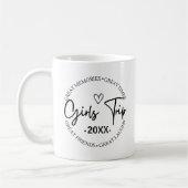 Mug Les filles Voyage Grands Souvenirs Great Times Gra (Gauche)