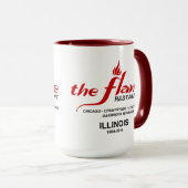 Mug Les Flame Restaurants de l'Illinois (Devant droit)