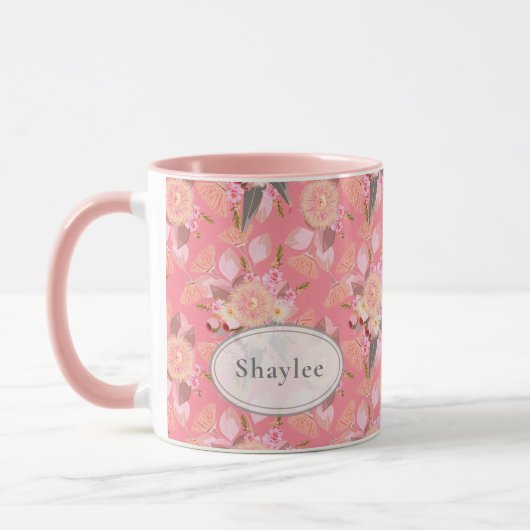 Mug Les fleurs australiennes d'Eucalyptus (Gauche)