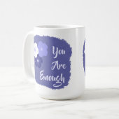 Mug Les fleurs bleues de Periwinkle - Vous en avez ass (Devant gauche)