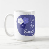 Mug Les fleurs bleues de Periwinkle - Vous en avez ass (Gauche)