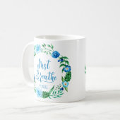 Mug Les fleurs bleues soufflent (Devant gauche)