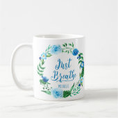 Mug Les fleurs bleues soufflent (Gauche)