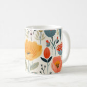 Mug Les fleurs colorées (Devant droit)