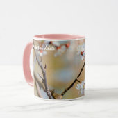 Mug Les fleurs d'abricot japonais (Devant gauche)