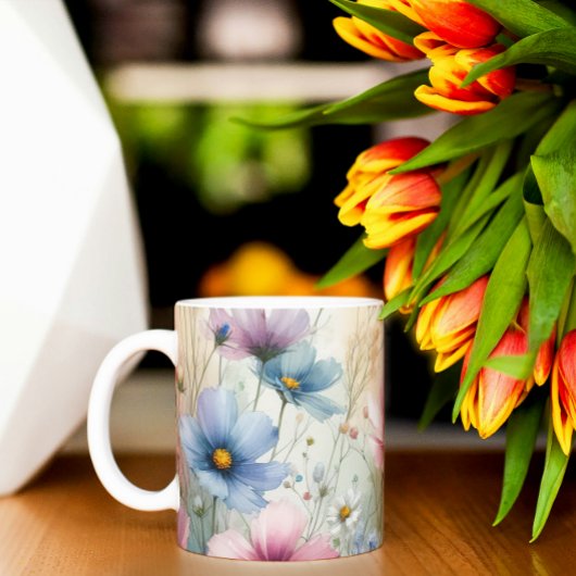 Mug Les Fleurs Dans Le Far
