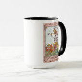 Mug Les Fleurs de la carte Tarot Gardener Drôle Squele (Devant droit)