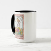 Mug Les Fleurs de la carte Tarot Gardener Drôle Squele (Devant gauche)